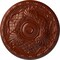 Ekena Millwork Amelia Ceiling Medallion (Fits Canopies up to 4 1/8"), Hand-Painted Firebrick, 15 3/4"OD x 5/8"P CM16AMFIF - alternate 1
